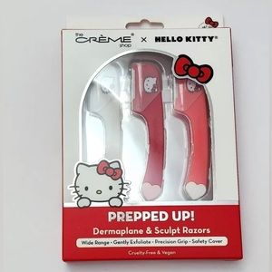 3 HELLO KITTY FACE RAZORS!